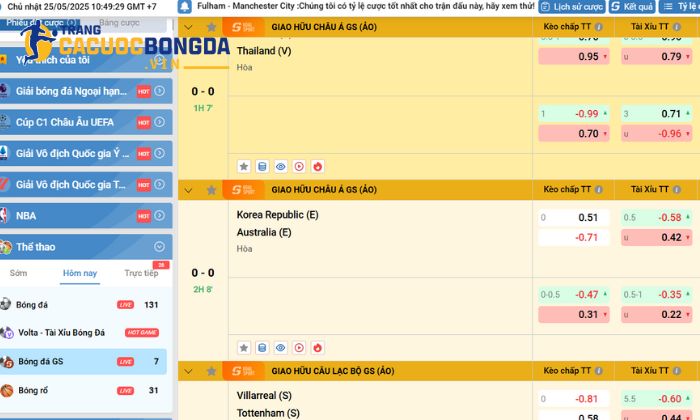Trải nghiệm cá cược K-Sports thể thao ảo đẳng cấp nhất